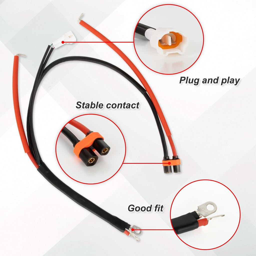 Main Battery Power Cable Cord for Sur Ron, PSLER Battery Cable Leads Wiring Harness for Sur-Ron LBX Light Bee X/S Electric Dirt Bike
