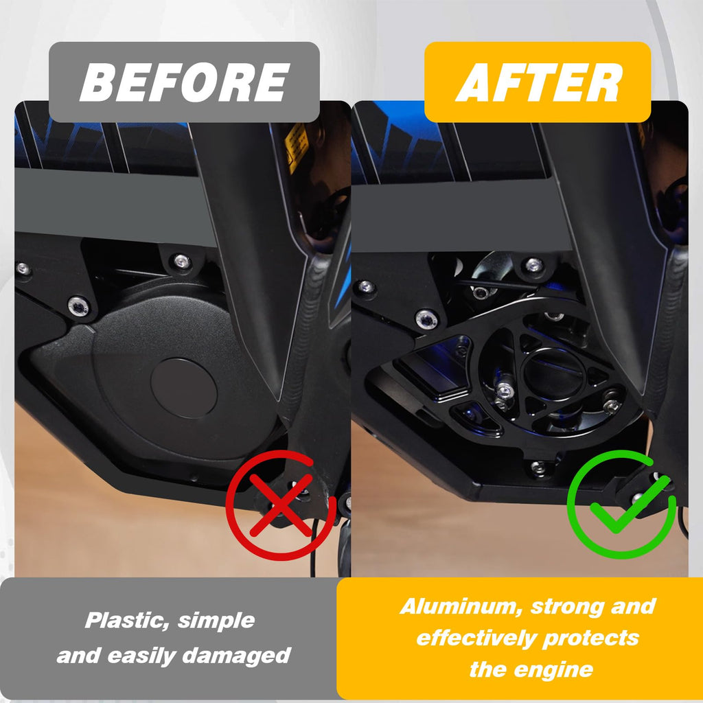 CHANGCHENG Engine Case Saver Talaria Engine Cover Aluminum for Talaria Sting MX3 MX4 MX5 Electric Dirt Bike Black