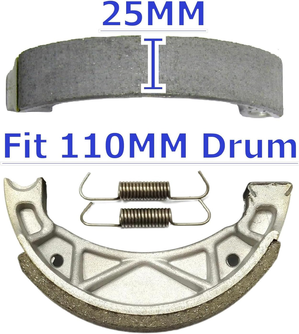 Front Rear Brake Shoes for Yamaha TTR 110 Brakes Drum TTR110E 502 503 MC280 | TT-R 110 E Brakes 2008 2009 2010 2011 2012 2013 2014 2015 2016 2017 2018 2019 2020 2021 2022 2023 2024 2025 2026 Master Chen