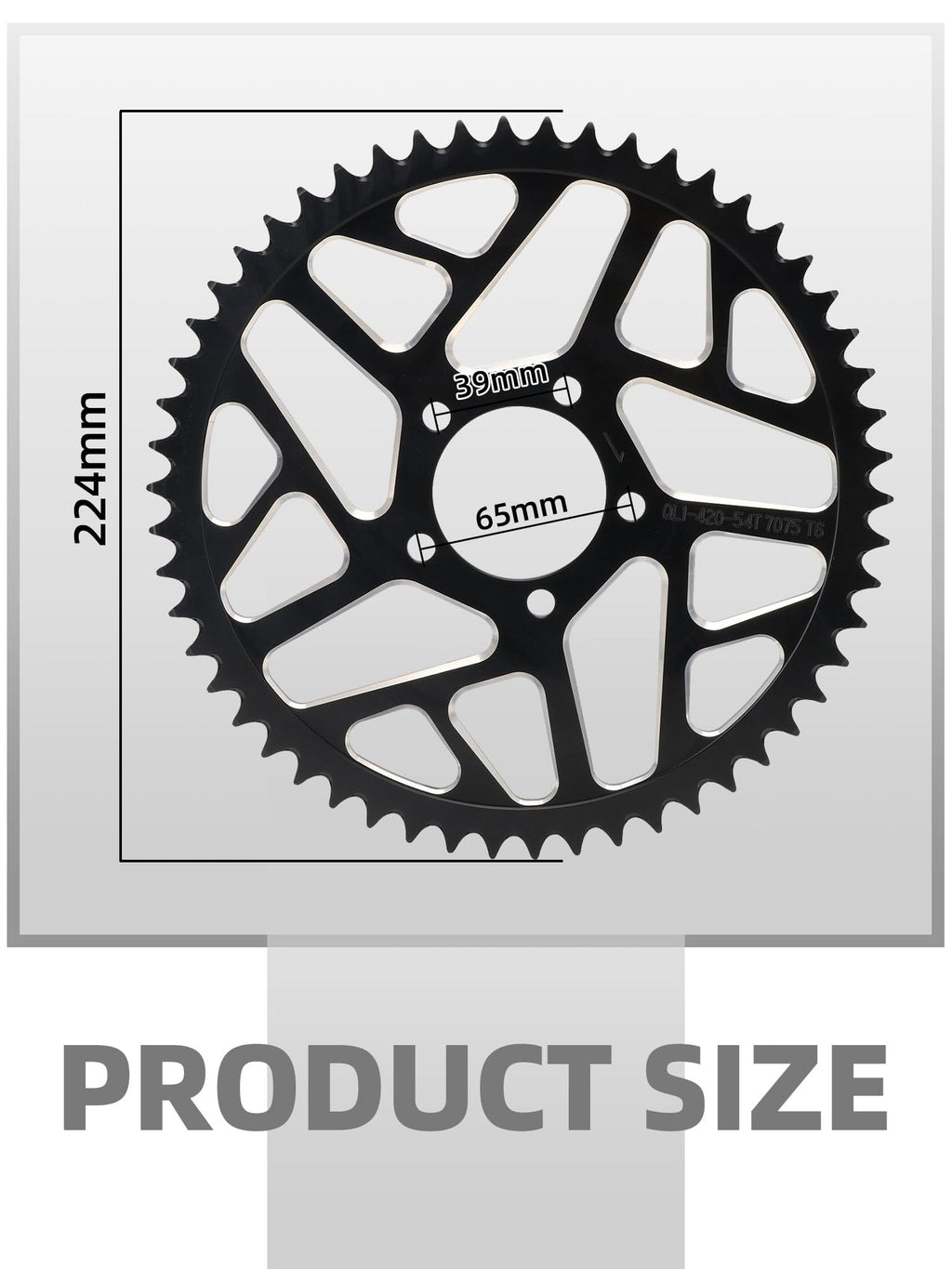 Sprocket for Surron,60T Chain Sprocket for Dirt Bike Sur Ron Light Bee S/Light Bee X/X160/X260/Talaria Sting MX3/Talaria Sting R MX4 - Red