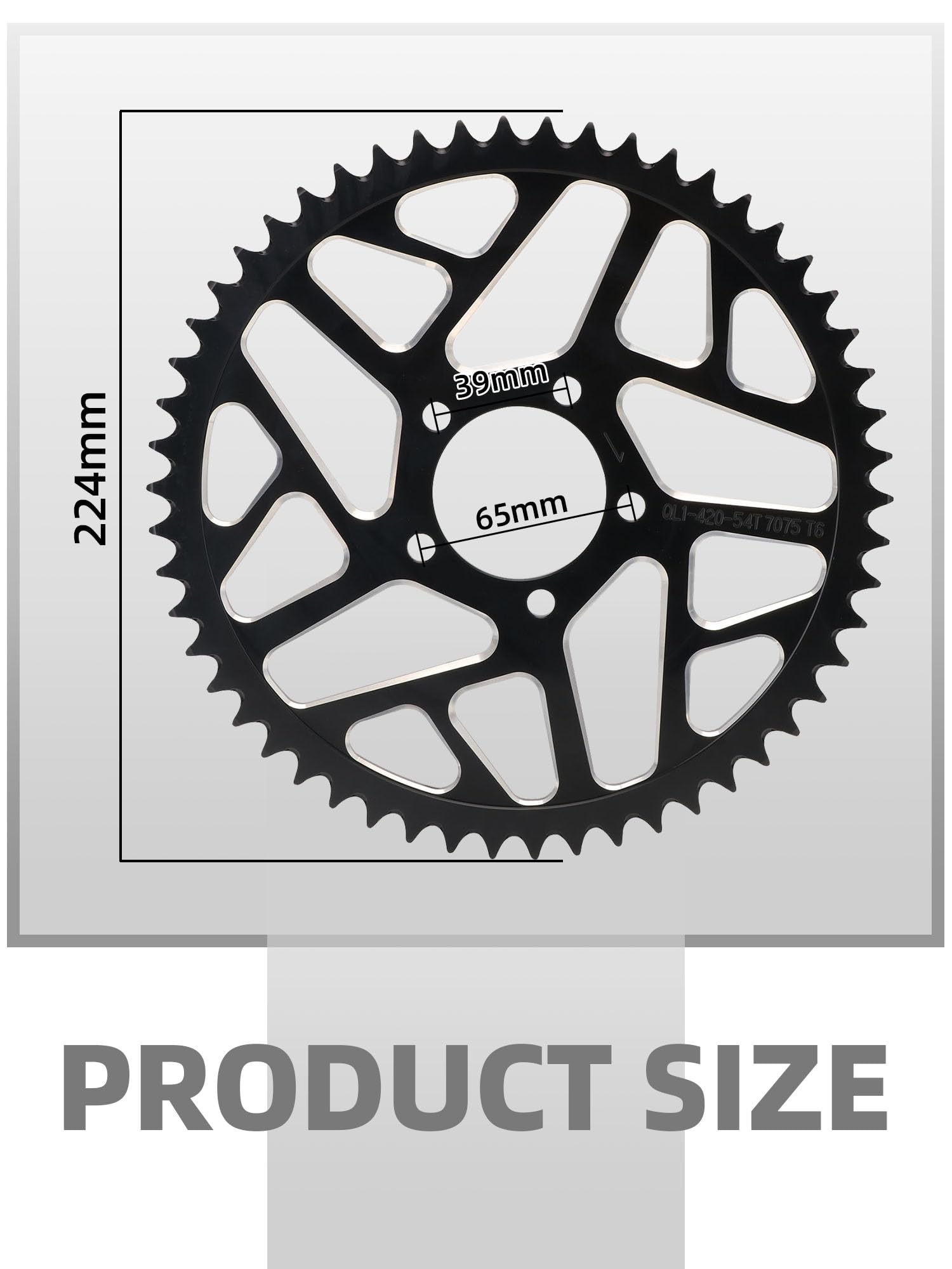 Sprocket for Surron,60T Chain Sprocket for Dirt Bike Sur Ron Light Bee S/Light Bee X/X160/X260/Talaria Sting MX3/Talaria Sting R MX4 - Red