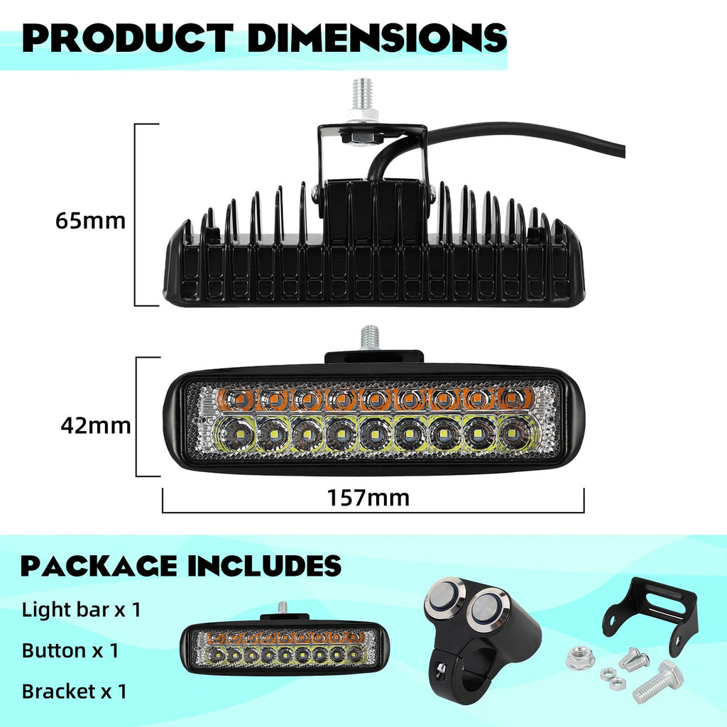 Funparts Surron Headlight Switch,Motorcycle Light On/Off Switch for Sur Ron LBX Light Bee X/S Talaria Sting MX3 Segway X260/X160 Electric Dirt Bike EBike