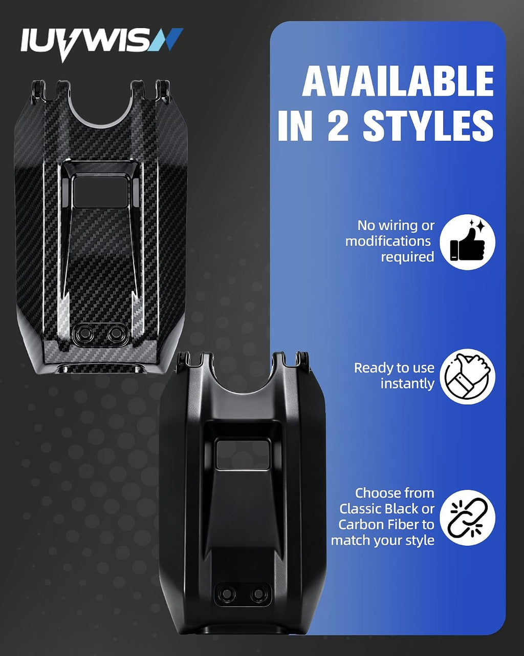 Battery Cover for Surron LBX, Electric Dirt Bike Battery Cover Lid Warp for Sur Ron Light Bee X/S Imitation Carbon Fiber,PP Material