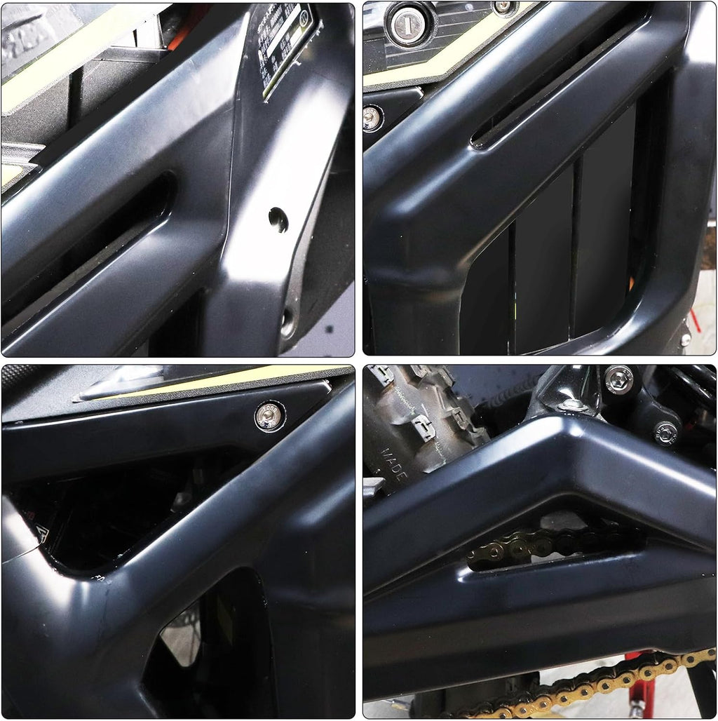 Body Frame Protective Cover for Talaria Sting MX3 MX4 MX4 MX5 EVO/EXPE Protective Case,Body Frame Protector Guard Sticker, E-Bike Accessoires for Talaria(Shiny Black)
