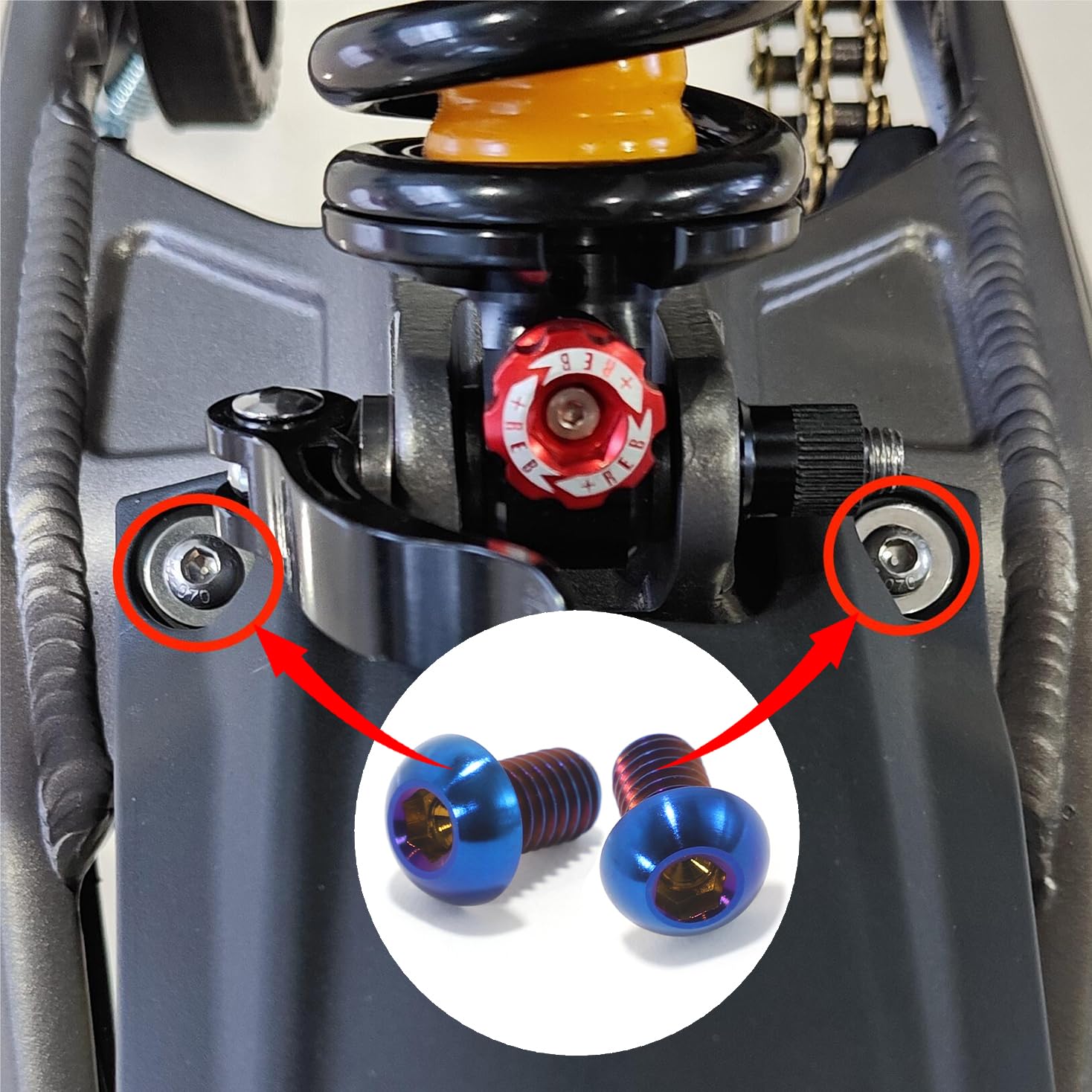 TOFR Handlebar Stem Motor Screws for Talaria Sting