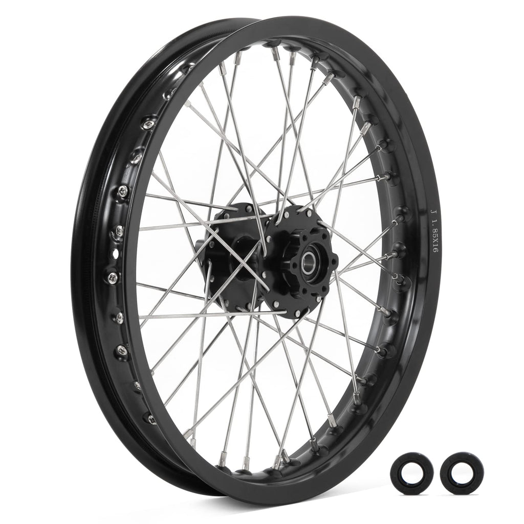 TOFR 17" Front Rear Spoke Wheels Rims Hubs Set for Surron Light Bee LBX Aluminum