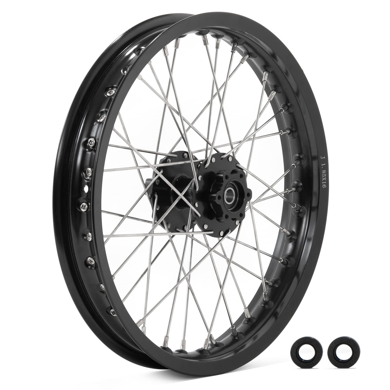 TOFR 12" x 2.15" Rear Wheel Rim Spoke Hub for Surron SUR-RON Light Bee X LBX for Segway X160 X260