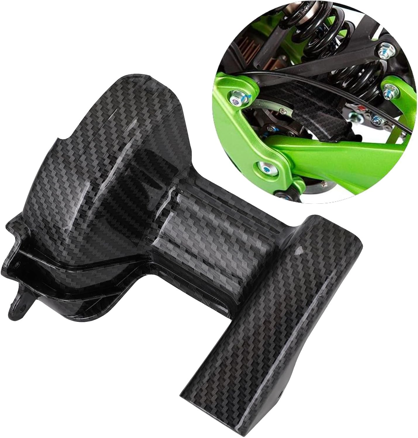 Center Axle Guard for Surron,Carbon Fiber Pattern Middle Axis Sleeve Protection Cover Shield for Electric Dirt Bike Surron Light Bee S and X