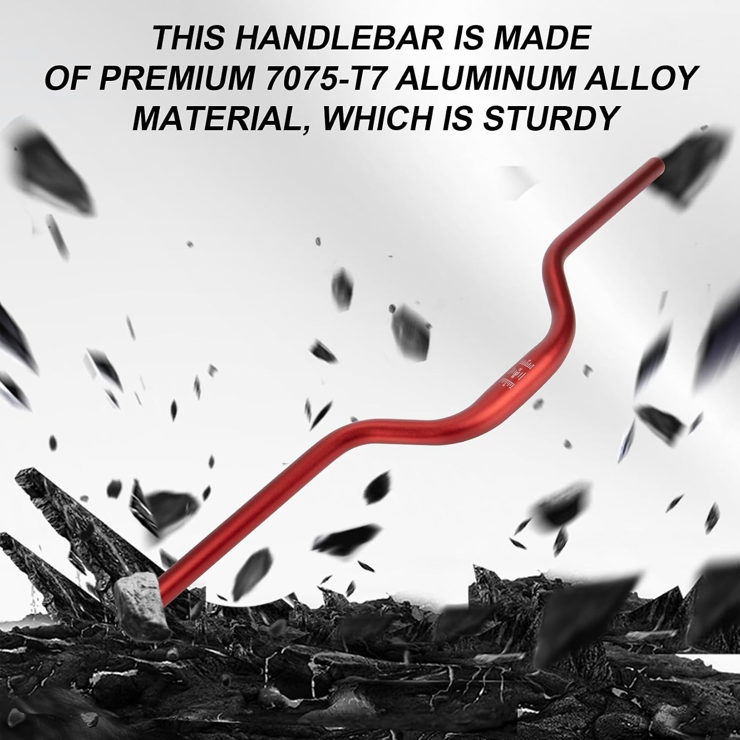 Motorcycle Handle Bars, PSLER Heighten Handlebars 7/8 22mm Handlebars 31.8mm Riser Handlebar for Sur Ron Light Bee X/S Segway X160/X260 Talaria Sting MX3 R MX4 Talaria XXX E-Ride Pro 79Bike (Black)