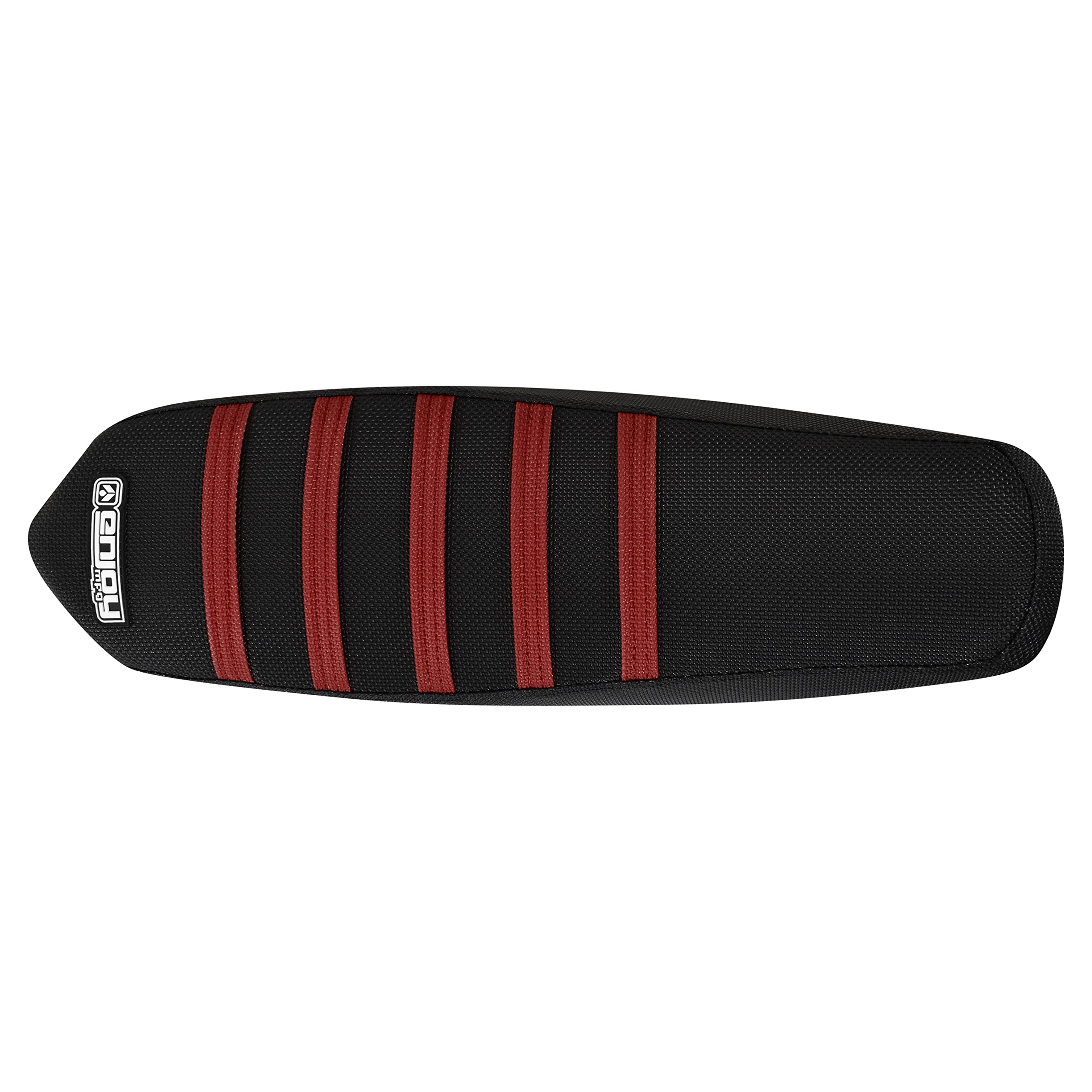 Enjoy Mfg Ribbed Seat Cover - Compatible with Talaria Sting Electric Motorcycle #362 (Black w/Light Blue Ribs)