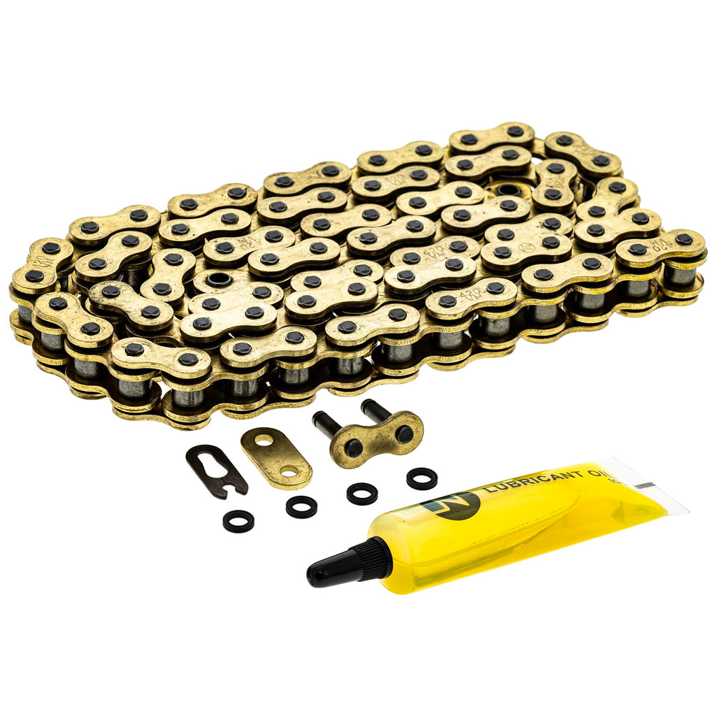 NICHE Gold 420 X-Ring Chain 108 Links with Connecting Master Link