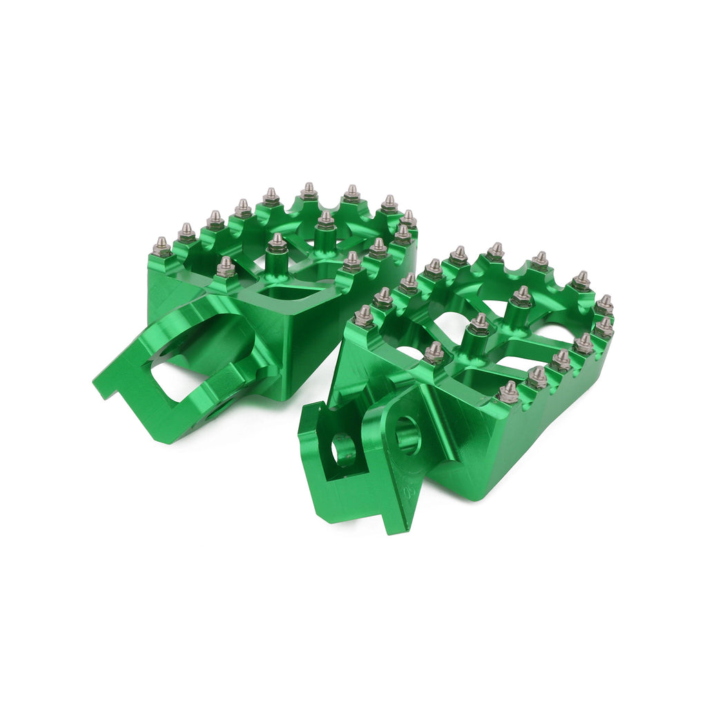 AnXin Dirt Bike Foot Pegs Motorcycle Footpegs Foot Pedals Rests CNC for KLX 110 KLX110 2002-2023 KLX110L 2010-2023 KX60 1998-2003 Pit Bike Black