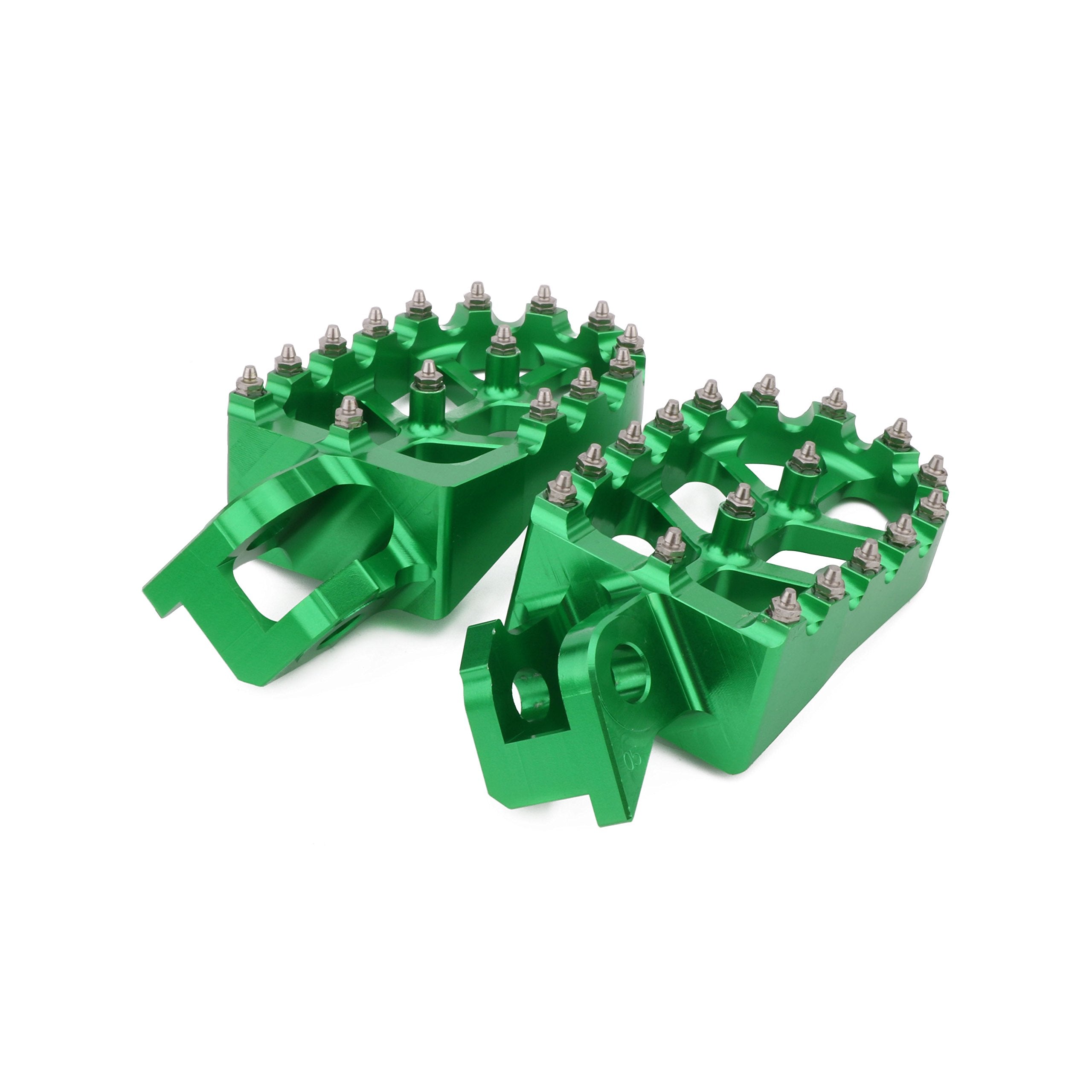 AnXin Dirt Bike Foot Pegs Motorcycle Footpegs Foot Pedals Rests CNC for KLX 110 KLX110 2002-2023 KLX110L 2010-2023 KX60 1998-2003 Pit Bike Black