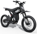 Bootime Upgraded Electric Dirt Bike for Teens 85+Miles Long Range Electric Bike for Adults 2500W Peak Motor 37MPH, 48V 36.4Ah Battery, Full Suspension, 3-Speed 25" Fat Tire Electric Motorcycle
