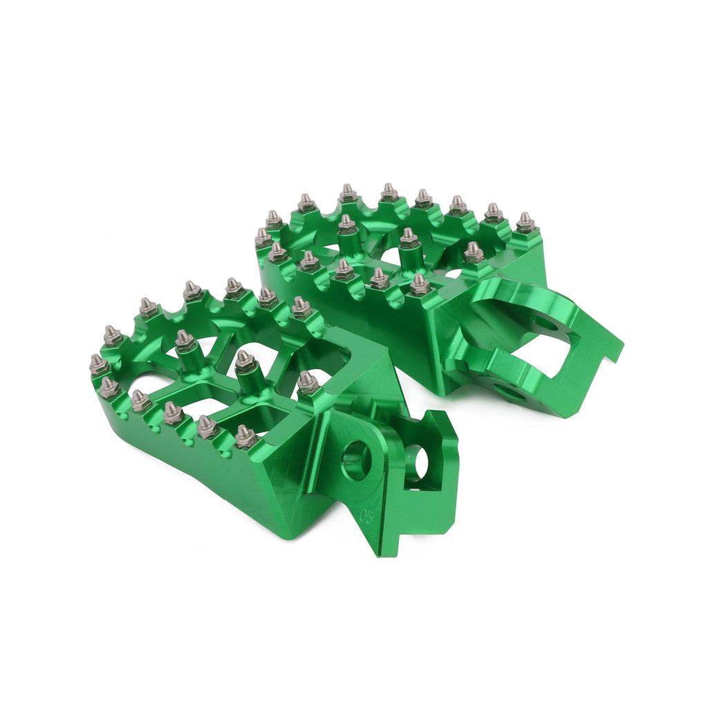 AnXin Dirt Bike Foot Pegs Motorcycle Footpegs Foot Pedals Rests CNC for KLX 110 KLX110 2002-2023 KLX110L 2010-2023 KX60 1998-2003 Pit Bike Black