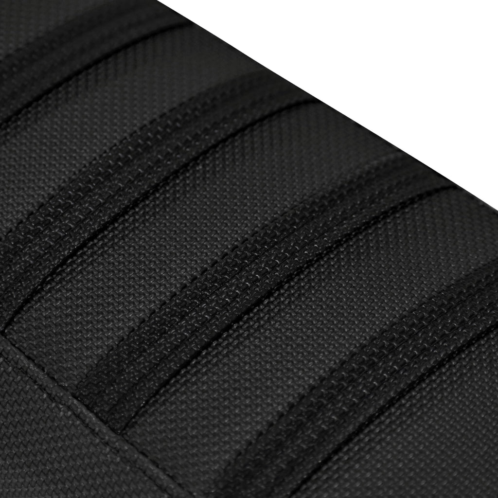 Enjoy Mfg Seat Cover - Compatible with Talaria XXX E-Bike Electric Motorcycle #407 (All Black with Color Ribs) (All Black with Black Ribs)