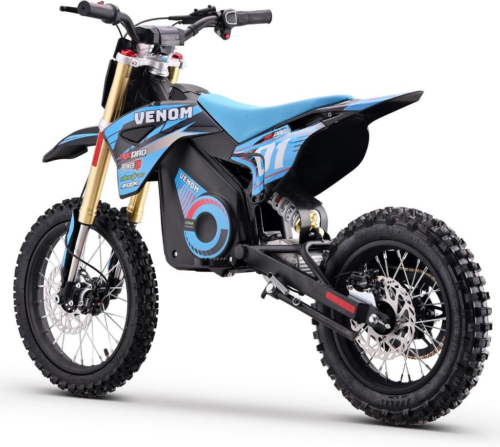 Venom 1600W Electric Dirt Bike | 48V Lithium Battery | Fully Automatic | Off-Road Ride for Teens & Adults | Venom Motorsports Canada