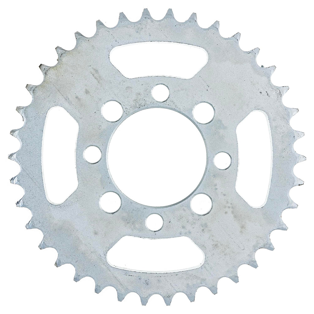 NICHE Drive Sprocket Chain Combo for Kawasaki KLX110 KLX110L Front 13 Rear 38 Tooth 420 O-Ring 90 Links