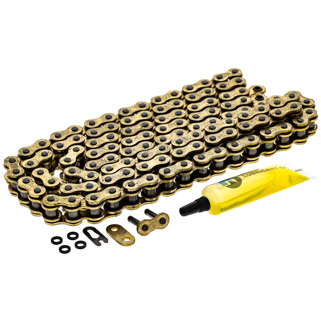 NICHE Gold 420 X-Ring Chain 108 Links with Connecting Master Link