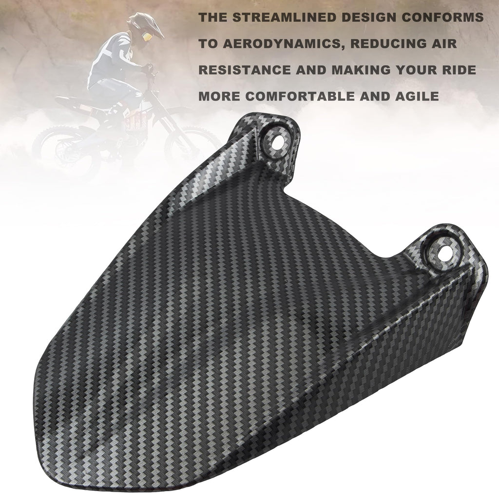 Short Rear Fender Protector,Talaria Rear Mudguard For MX3 MX4 Electric Dirt Bike EBike - Carbon Fiber