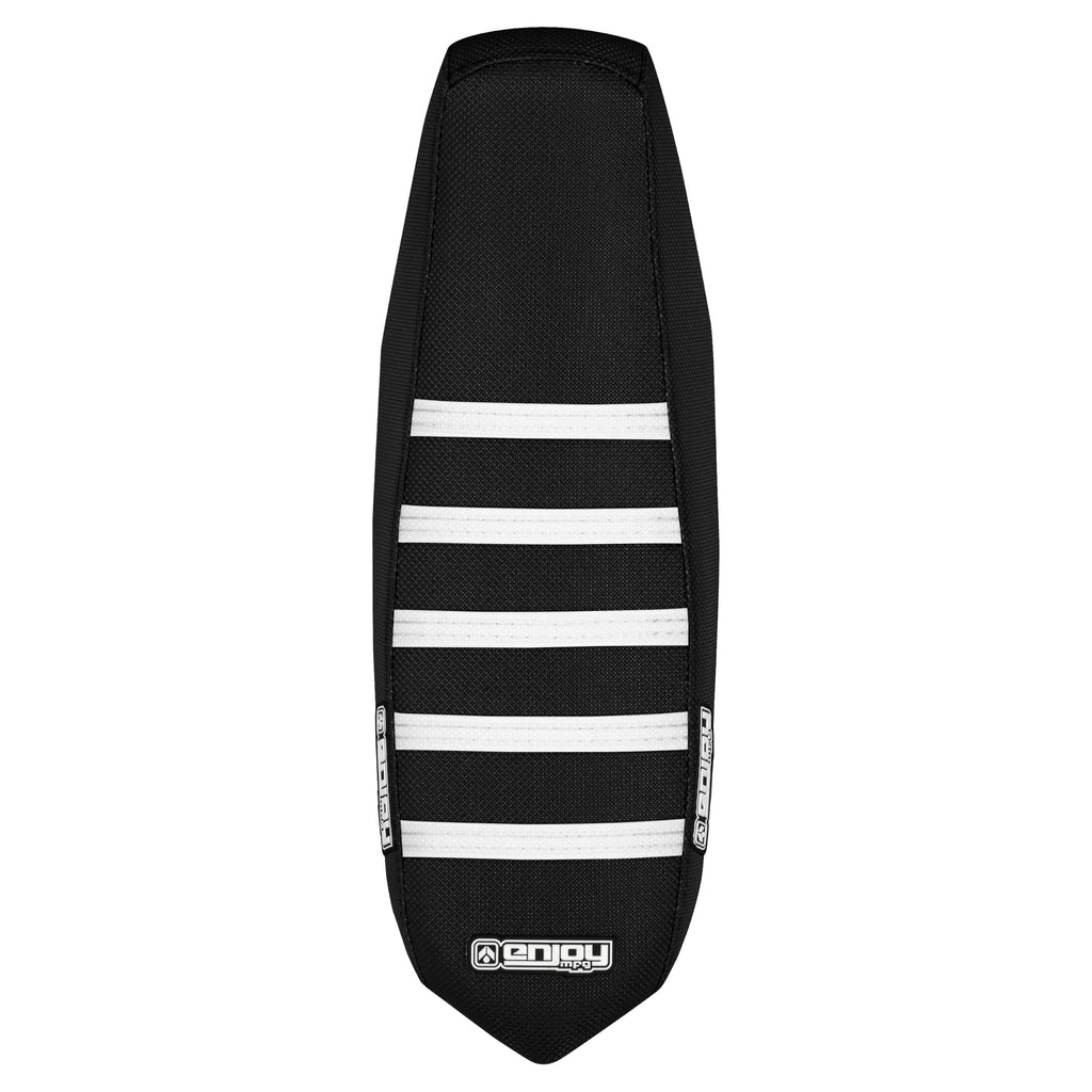Enjoy Mfg Seat Cover - Compatible with Talaria Sting Electric Motorcycle #362 (Black w/Grey Ribs)