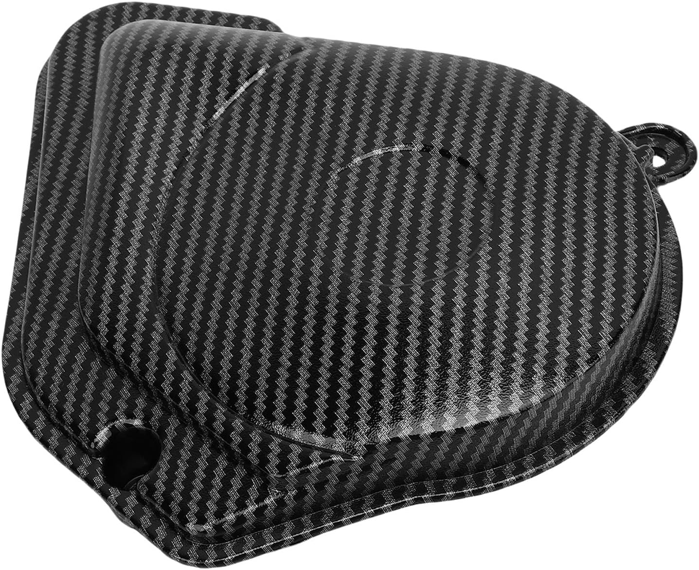 Acouto Motorcycle Engine Clutch Cover, ABS Carbon Fiber Style Engine Protective Cover, Heat Proof Impact Guard 3 in 1 for Talaria Sting X3 MX3 MX4 MX5 Trail Street Riders