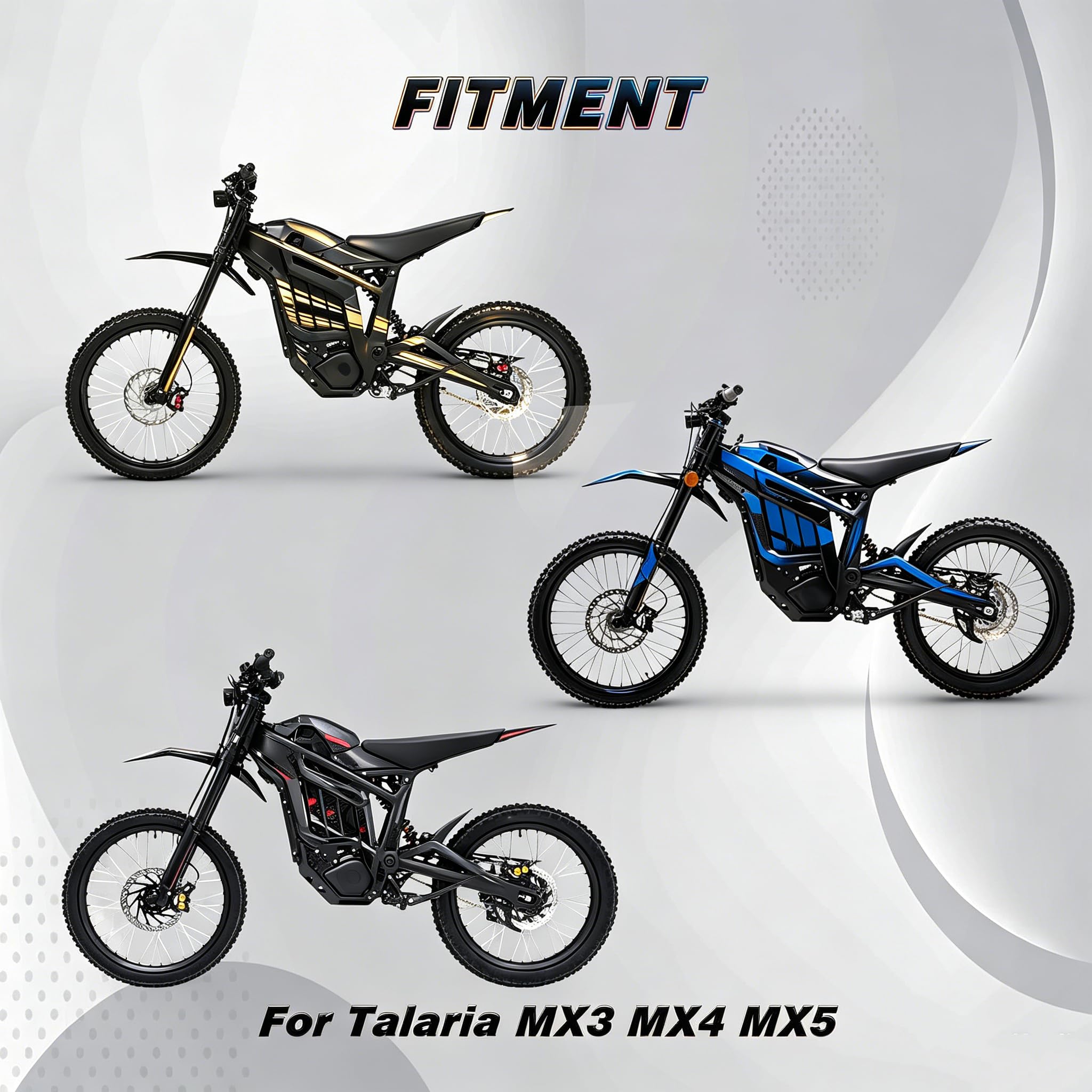 CHANGCHENG Engine Case Saver Talaria Engine Cover Aluminum for Talaria Sting MX3 MX4 MX5 Electric Dirt Bike Black