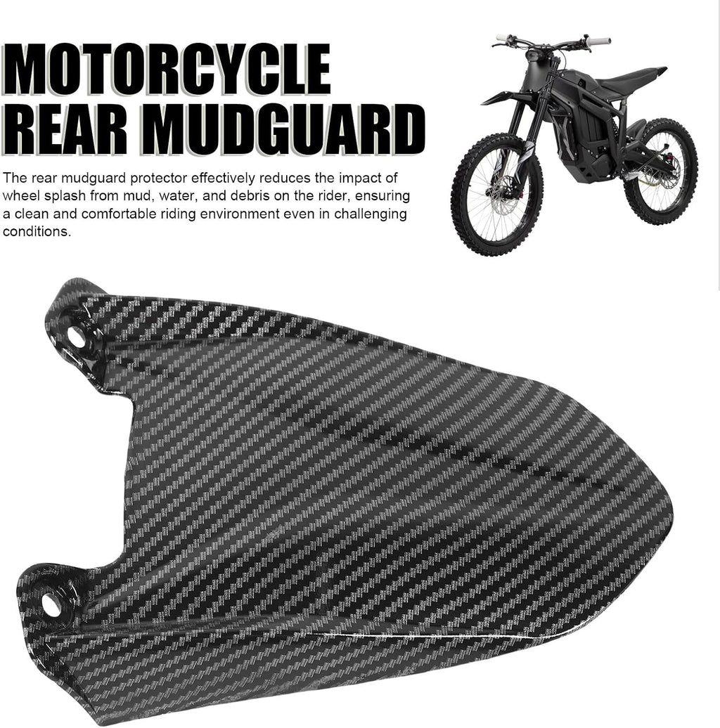 Motorcycle Rear Fenders, Carbon Fiber Pattern Mudguard Protector Compatible with Talaria Sting X3 MX3 MX4