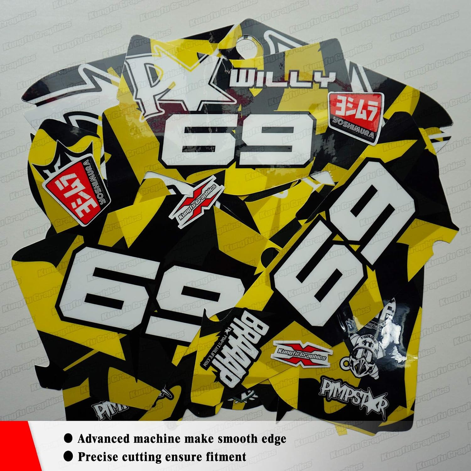 Personnalisée en Vinyle Graphique Kit pour Sur-Ron Light Bee X with DNM Fork 2017-2024 Off-road Motorcycle Dirt Bike, SRX17N033-KO