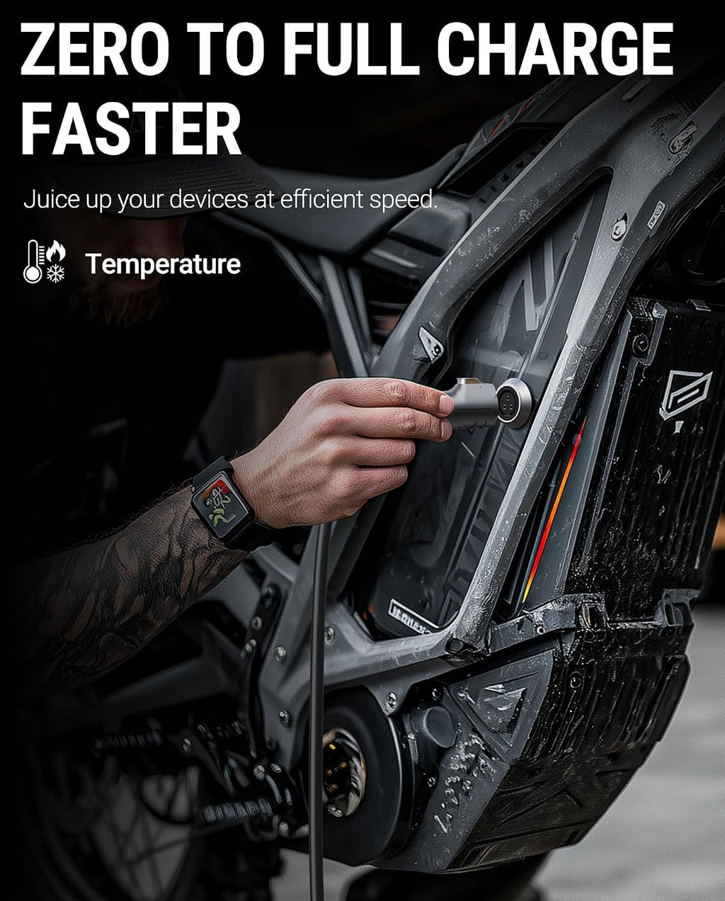 67.2V 7A Charger for Talaria Sting 4000 Series X3 L1E X3C MX3/MX4,3-Prong Power Supply with Cooling Fan,Efficient for Bike