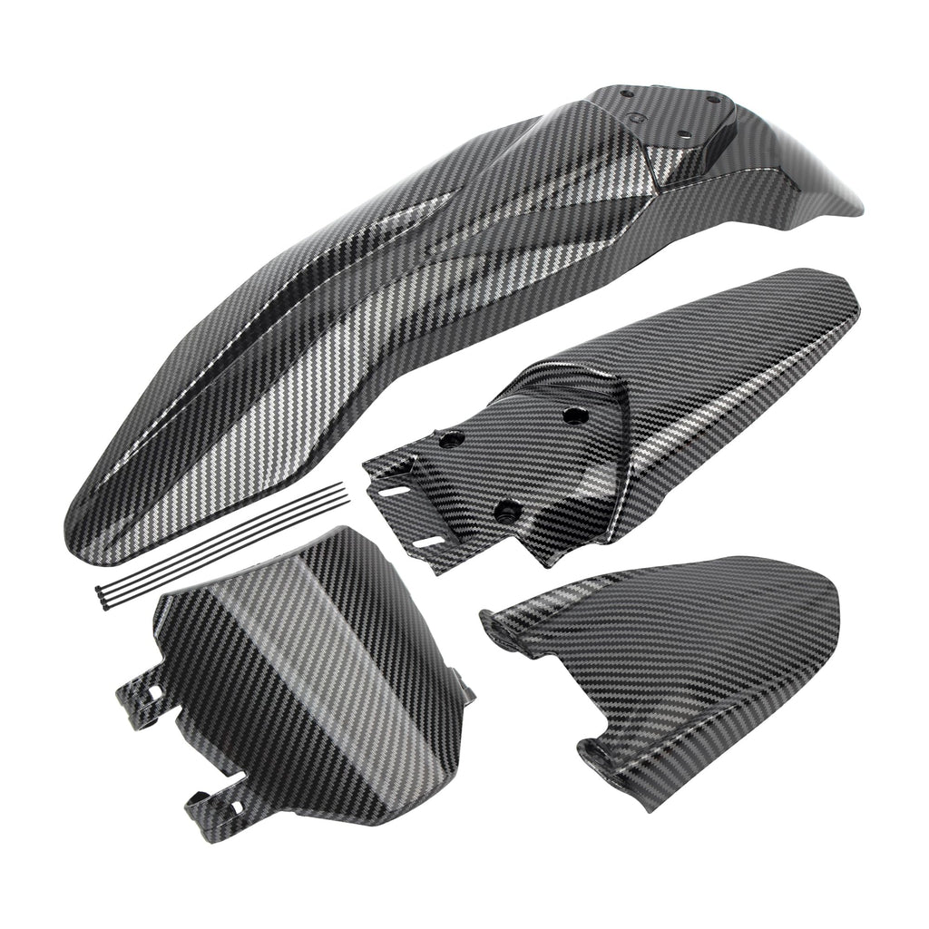 Short Rear Fender Protector,Talaria Rear Mudguard For MX3 MX4 Electric Dirt Bike EBike - Carbon Fiber