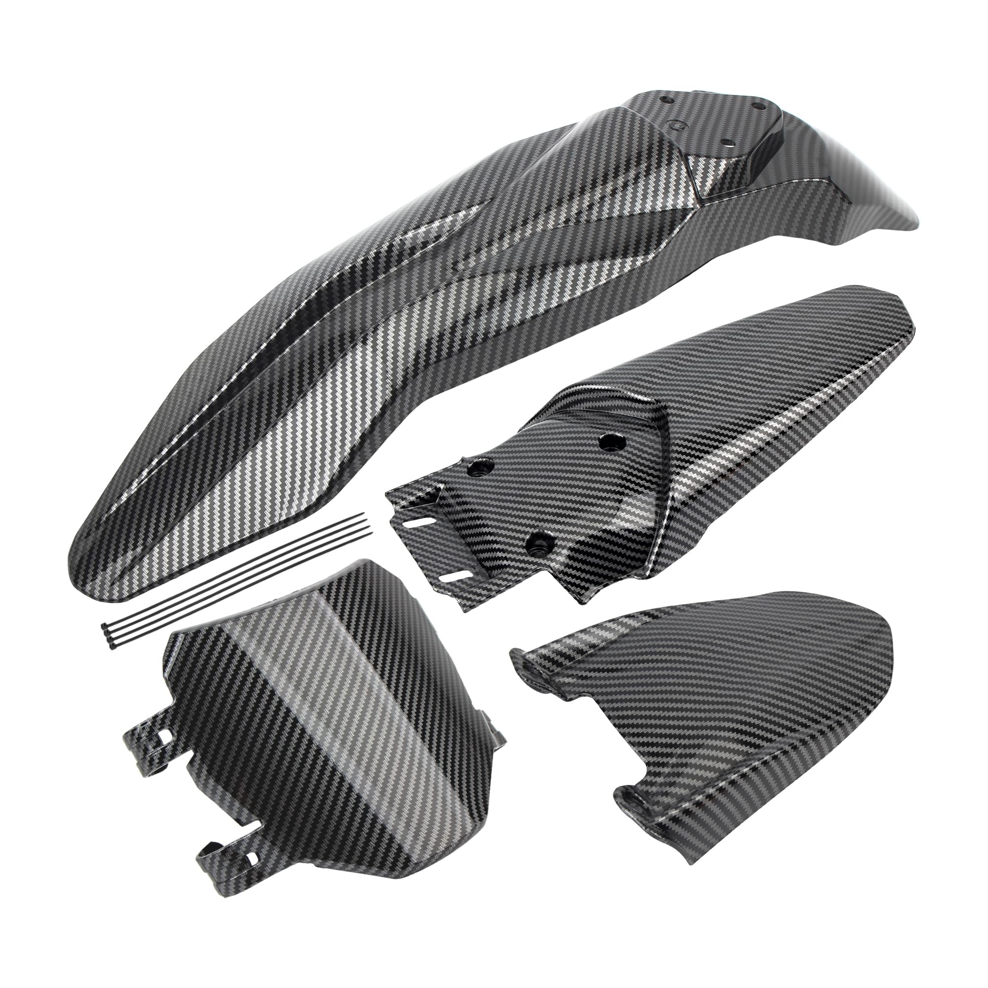 Short Rear Fender Protector,Talaria Rear Mudguard For MX3 MX4 Electric Dirt Bike EBike - Carbon Fiber