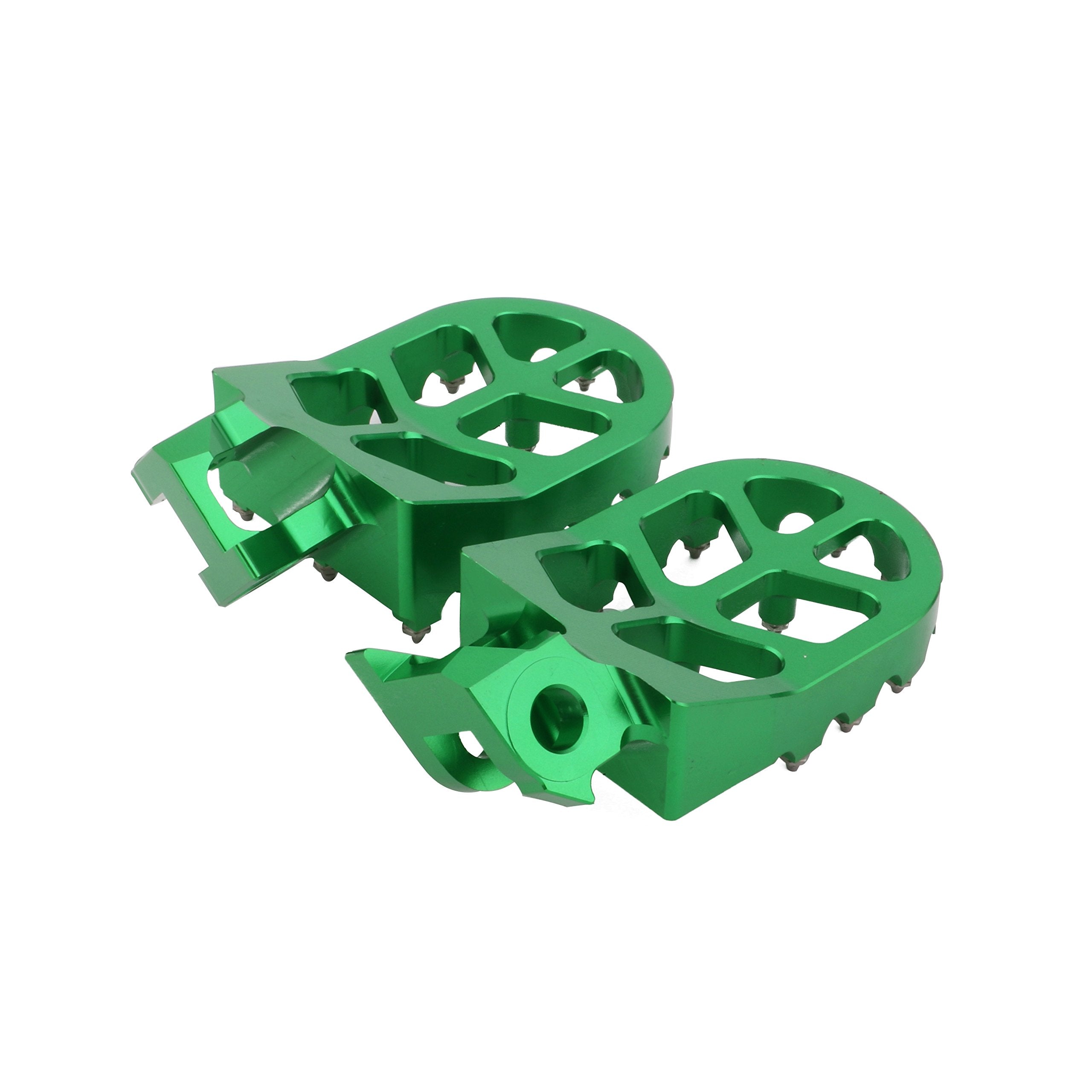 AnXin Dirt Bike Foot Pegs Motorcycle Footpegs Foot Pedals Rests CNC for KLX 110 KLX110 2002-2023 KLX110L 2010-2023 KX60 1998-2003 Pit Bike Black