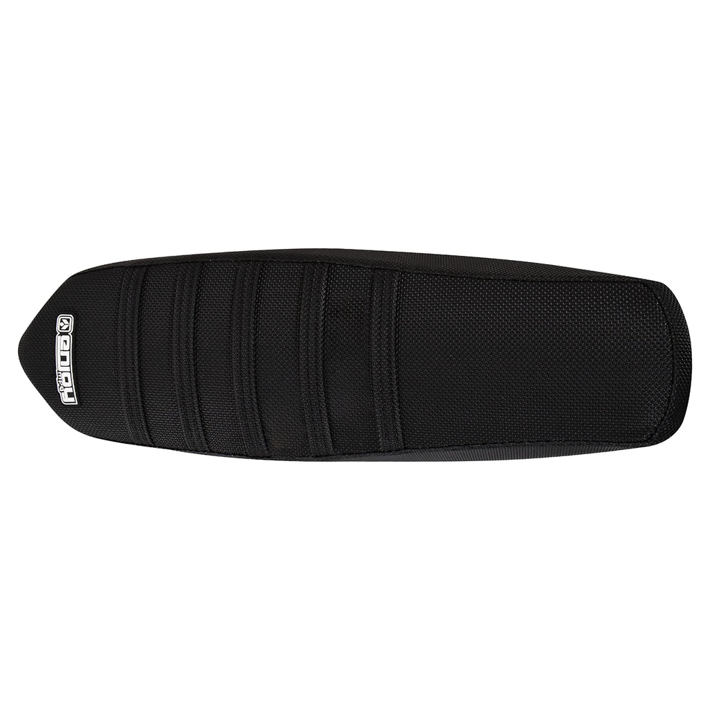 Enjoy Mfg Ribbed Seat Cover - Compatible with Talaria Sting Electric Motorcycle #362 (Black w/Light Blue Ribs)