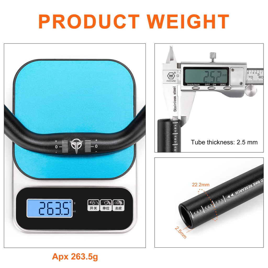 31.8 Bike Handlebar - 25mm, 55mm, 70mm, 90mm,120mm Riser Handlebar - 780mm Aluminium Alloy Mountain Bike Bicycle Handlebars (31.8-120mm Rise)