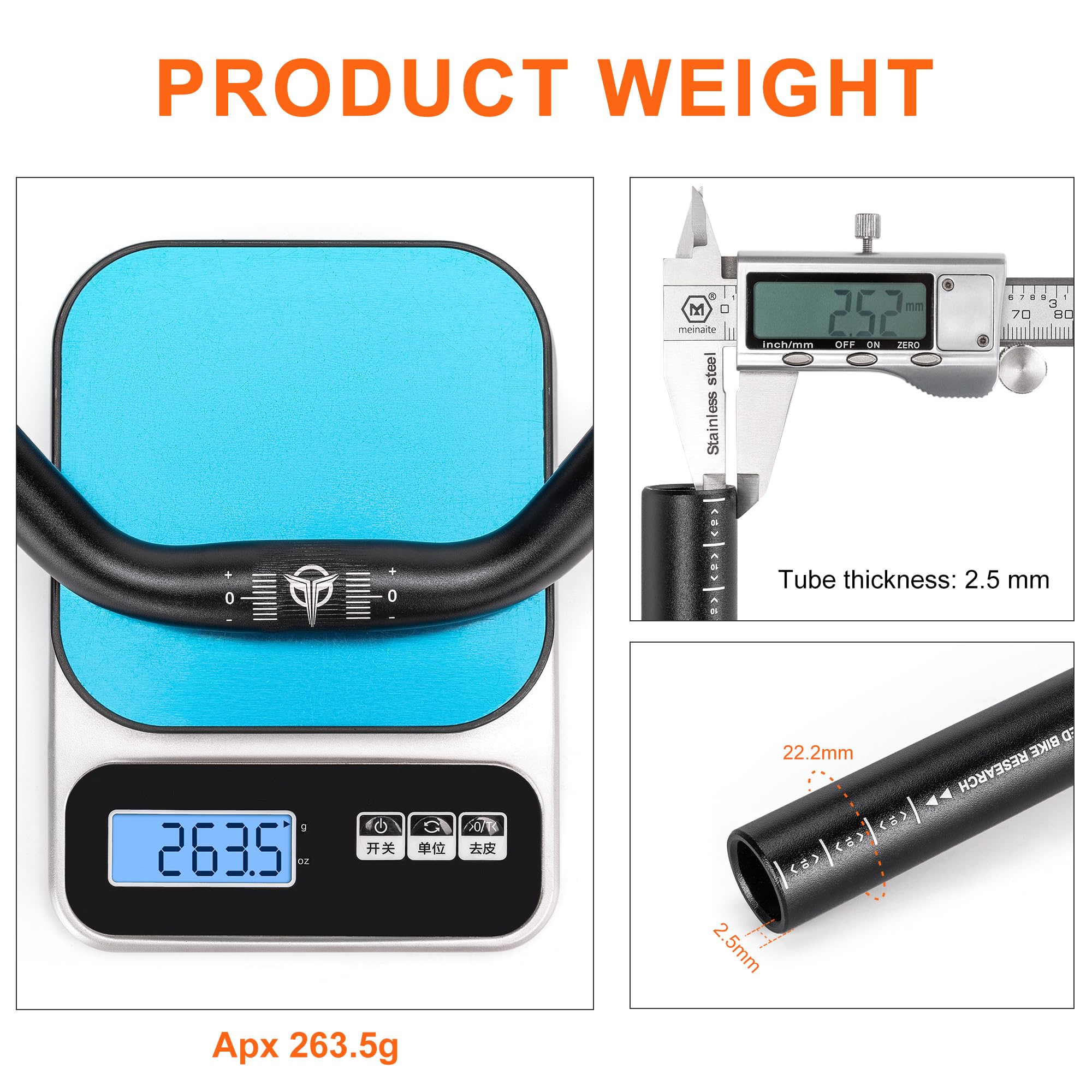 31.8 Bike Handlebar - 25mm, 55mm, 70mm, 90mm,120mm Riser Handlebar - 780mm Aluminium Alloy Mountain Bike Bicycle Handlebars (31.8-120mm Rise)