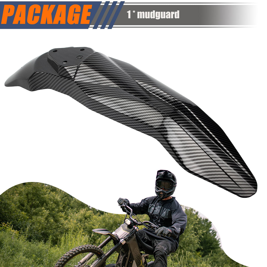 Short Rear Fender Protector,Talaria Rear Mudguard For MX3 MX4 Electric Dirt Bike EBike - Carbon Fiber