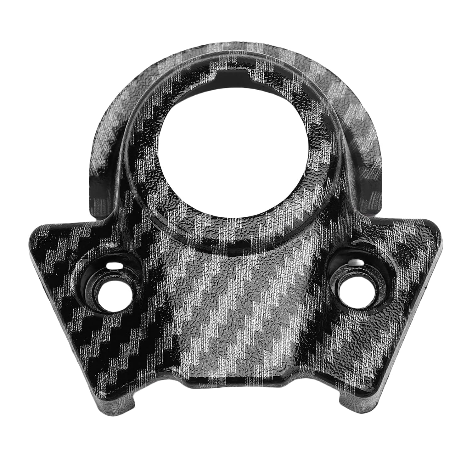 Carbon Fiber Pattern Motorcycle Central Control Decorative Cover Ignition Key Switch Trim Replacement with Easy Installation for Talaria Sting X3 MX3 MX4 MX5