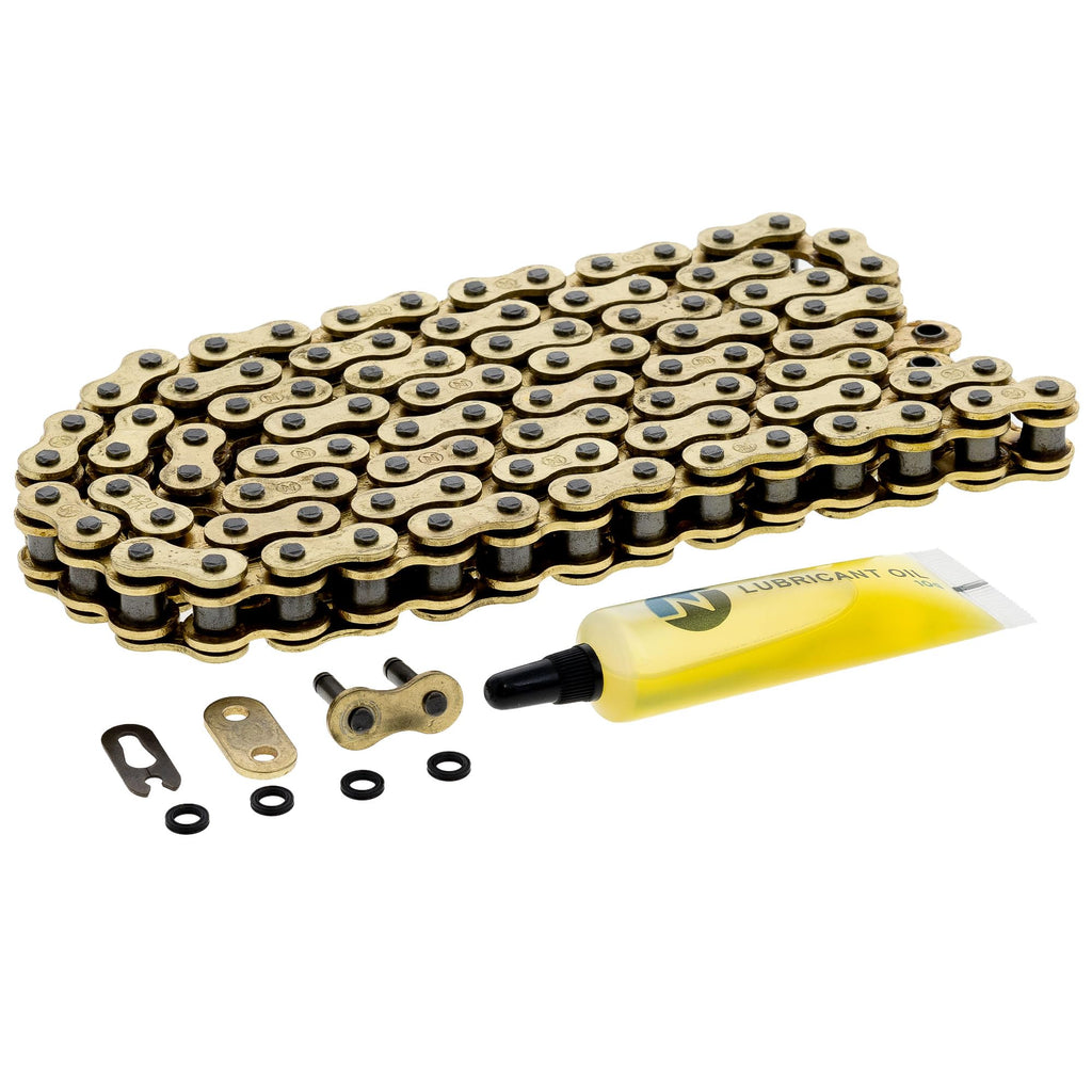 NICHE Gold 420 X-Ring Chain 108 Links with Connecting Master Link
