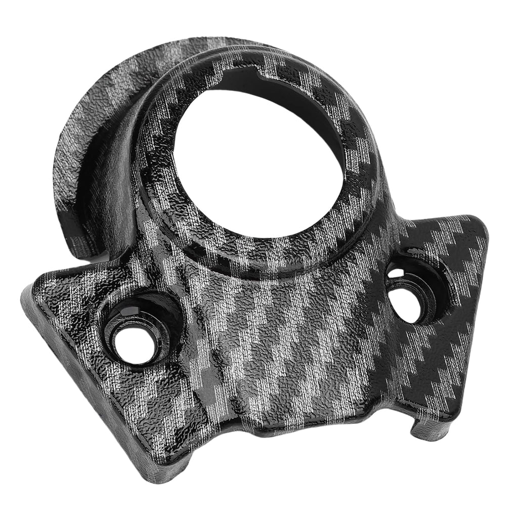 Carbon Fiber Pattern Motorcycle Central Control Decorative Cover Ignition Key Switch Trim Replacement with Easy Installation for Talaria Sting X3 MX3 MX4 MX5