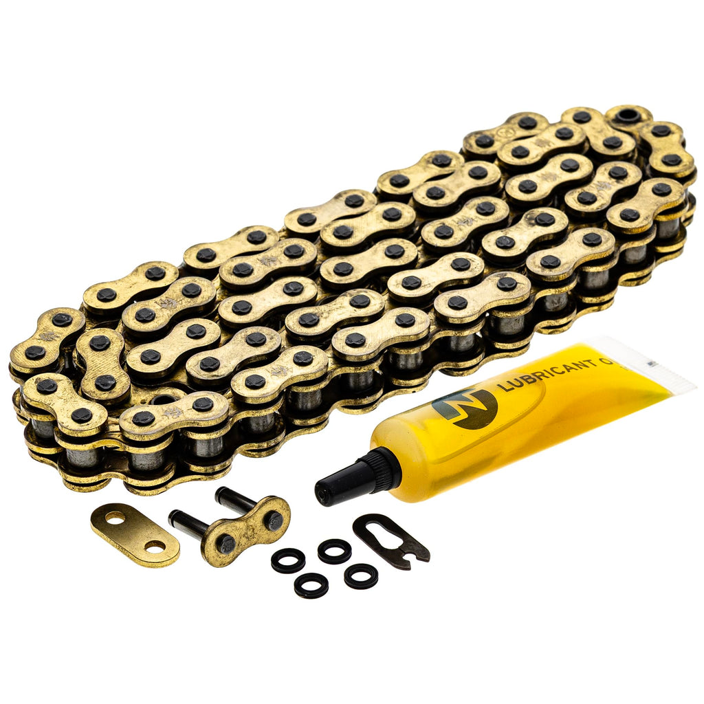 NICHE Gold 420 X-Ring Chain 108 Links with Connecting Master Link