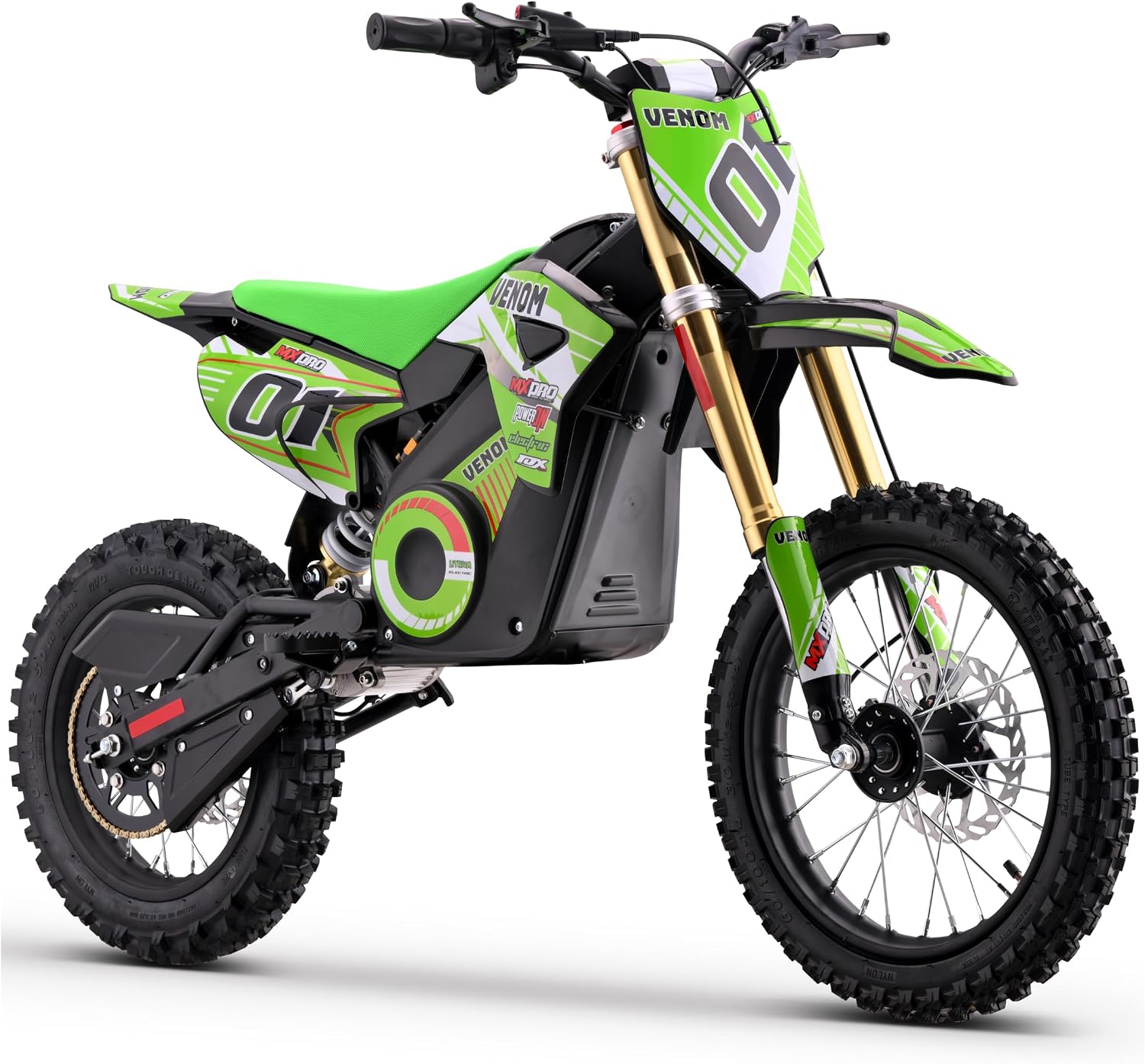 Venom 1600W Electric Dirt Bike | 48V Lithium Battery | Fully Automatic | Off-Road Ride for Teens & Adults | Venom Motorsports Canada