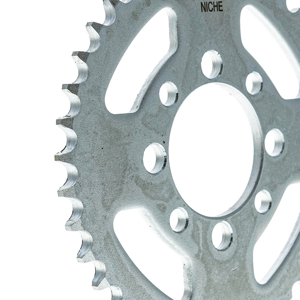 NICHE Drive Sprocket Chain Combo for Kawasaki KLX110 KLX110L Front 13 Rear 38 Tooth 420 O-Ring 90 Links