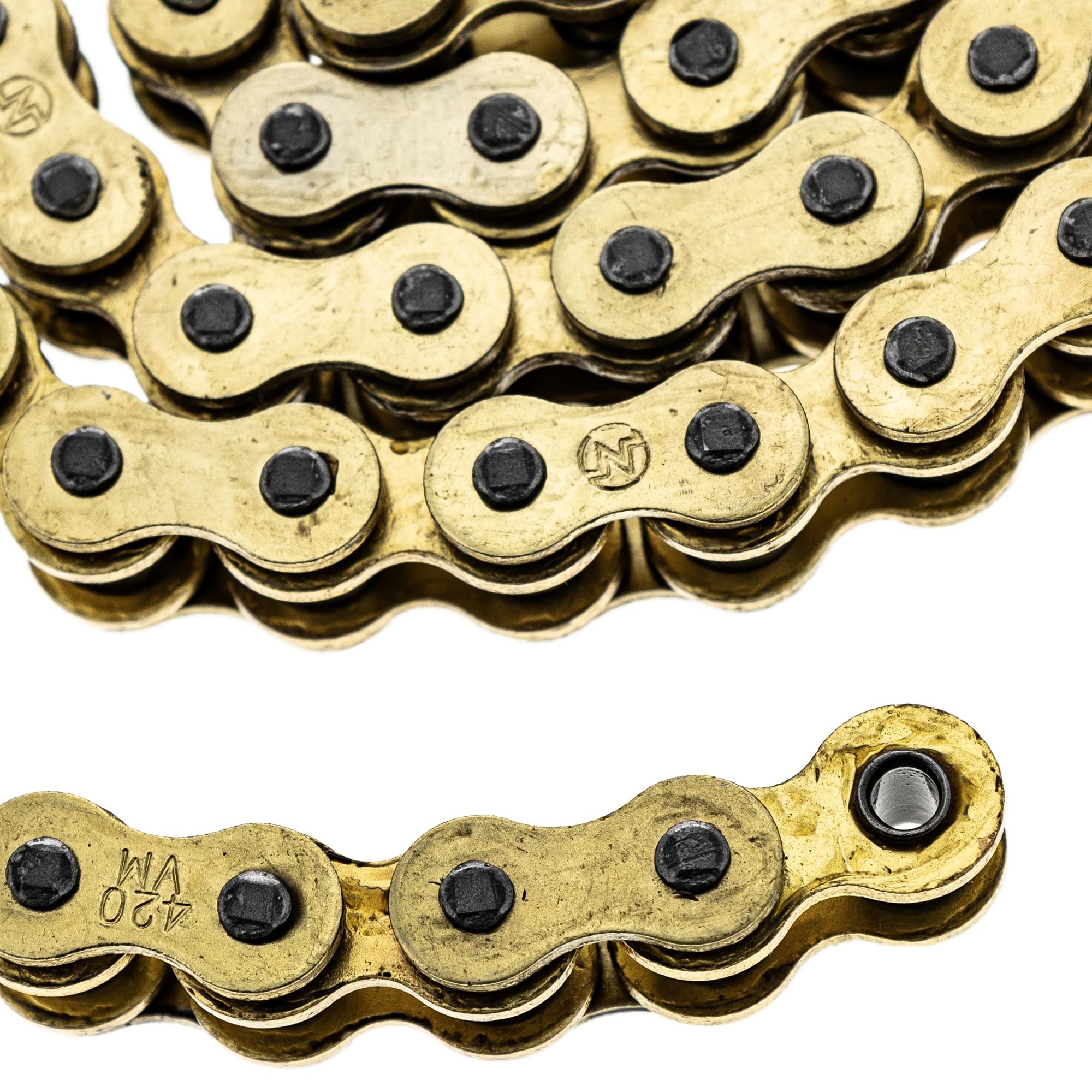 NICHE Gold 420 X-Ring Chain 108 Links with Connecting Master Link