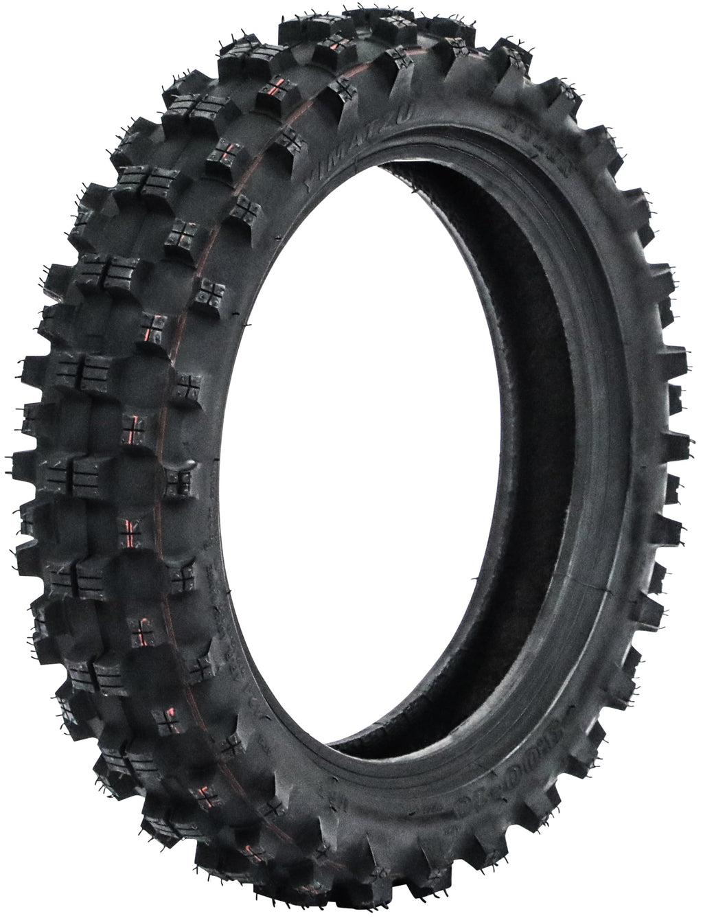 90/100-14 Rear MX Tire and TR4 Tube – 6PR Knobby Tire for MX & Off-Road – Intermediate Terrain – Rear Wheel