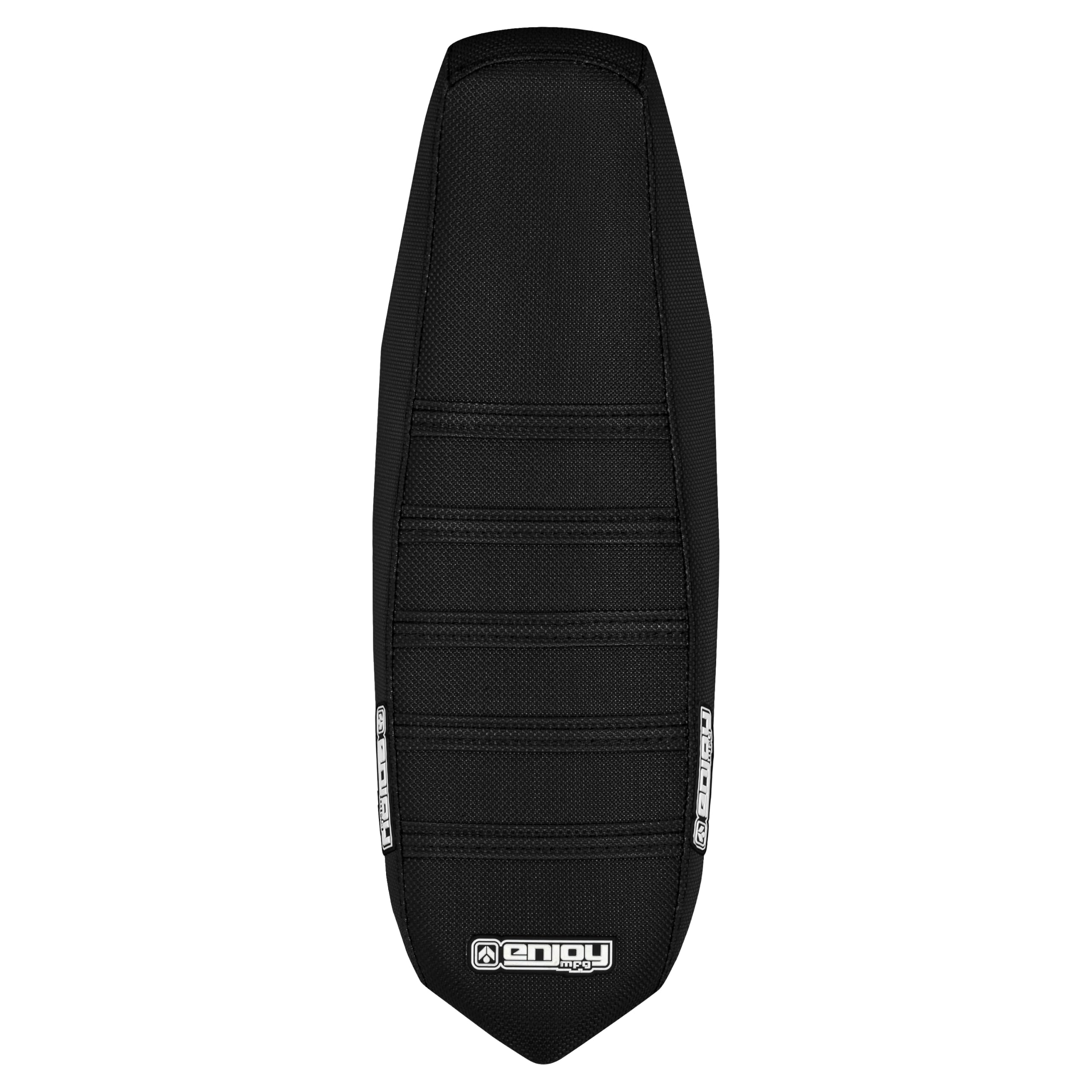 Enjoy Mfg Seat Cover - Compatible with Talaria Sting Electric Motorcycle #362 (Black w/Grey Ribs)