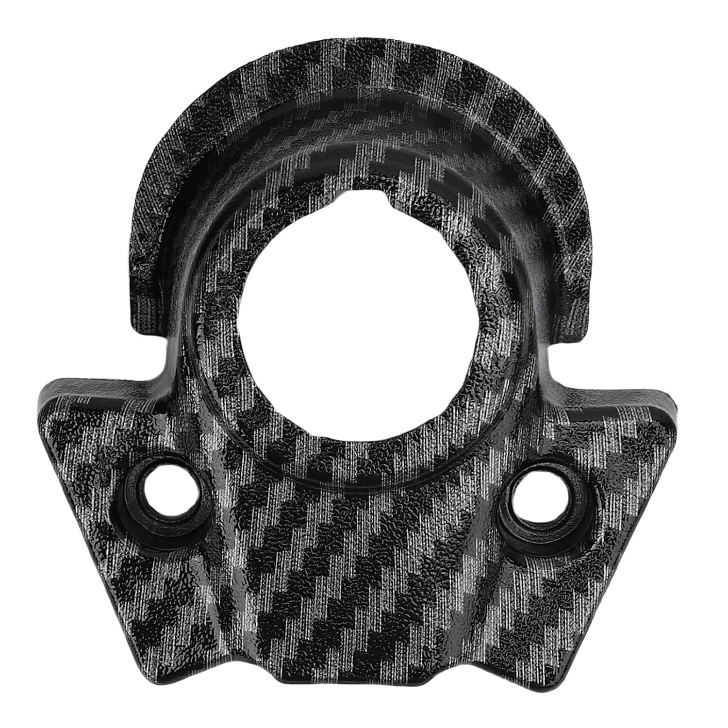 Carbon Fiber Pattern Motorcycle Central Control Decorative Cover Ignition Key Switch Trim Replacement with Easy Installation for Talaria Sting X3 MX3 MX4 MX5