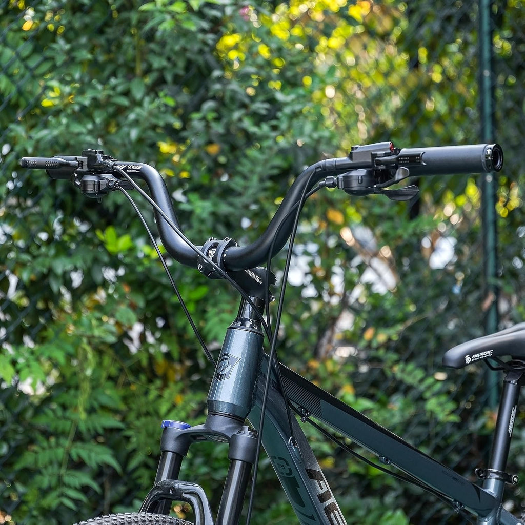 31.8 Bike Handlebar - 25mm, 55mm, 70mm, 90mm,120mm Riser Handlebar - 780mm Aluminium Alloy Mountain Bike Bicycle Handlebars (31.8-120mm Rise)