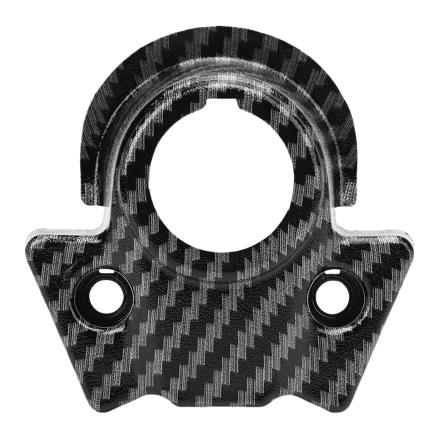 Carbon Fiber Pattern Motorcycle Central Control Decorative Cover Ignition Key Switch Trim Replacement with Easy Installation for Talaria Sting X3 MX3 MX4 MX5