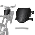 Universal Ebike Electric Dirt Bike Number Plate with Straps-Black | E Bike Front License for Yozma IN10/Surron Light Bee/Taparia Sting/Eride Pro,for Ridstar Q20/TST R002/Macfox